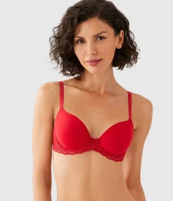 Wacoal Seamless|T-Shirt * La Femme Underwire T-Shirt Bra Equestrian Red