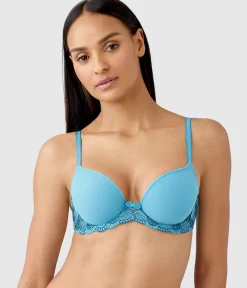 Wacoal Seamless|T-Shirt * La Femme Underwire T-Shirt Bra Adriatic Blue