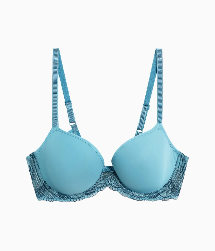 Wacoal Seamless|T-Shirt * La Femme Underwire T-Shirt Bra Adriatic Blue