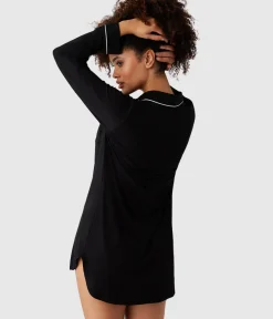 Wacoal Tops|Pajamas * eae to ounge eephirt Black