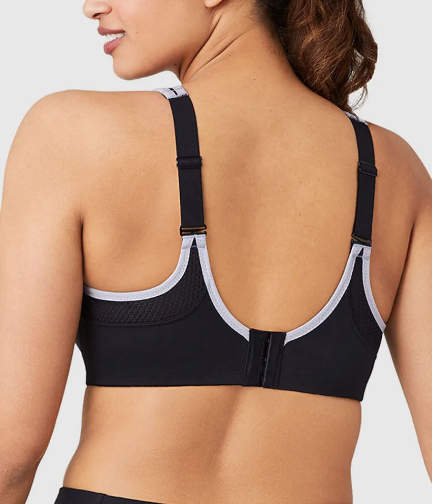 Wacoal Seamless|Underwire * Lindsey Sport Contour Underwire Bra Black/Lilac Gray