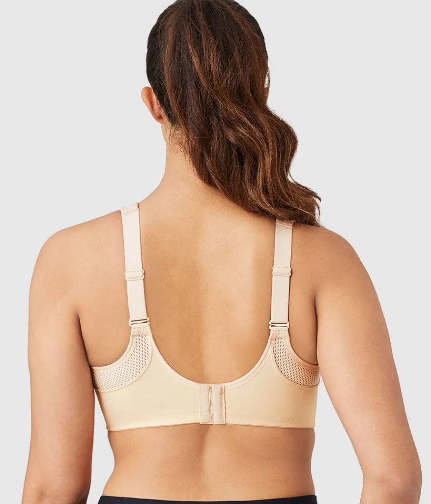Wacoal Sport|Full Coverage * Lindsey Sport Contour Underwire Bra Sand