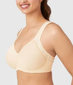 Wacoal Sport|Full Coverage * Lindsey Sport Contour Underwire Bra Sand