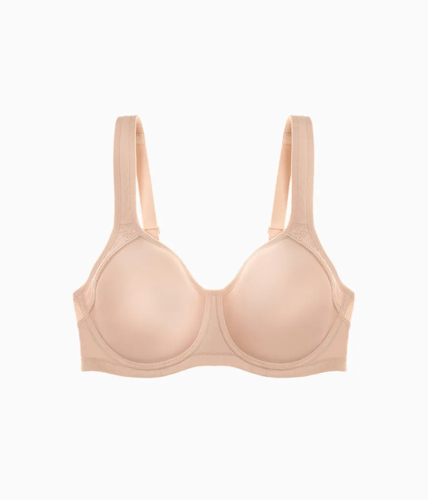 Wacoal Sport|Full Coverage * Lindsey Sport Contour Underwire Bra Sand
