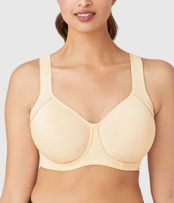 Wacoal Sport|Full Coverage * Lindsey Sport Contour Underwire Bra Sand