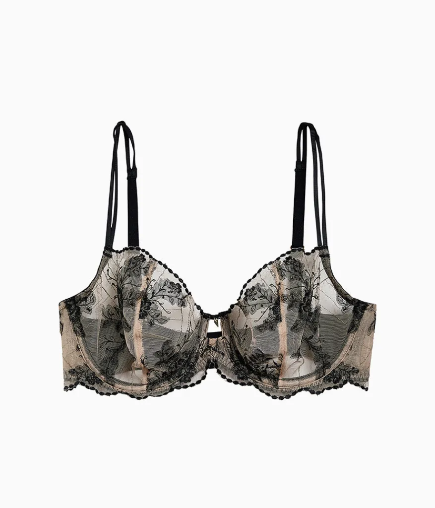 Wacoal Unlined|Underwire * Midnight Soiree Underwire Bra Caviar
