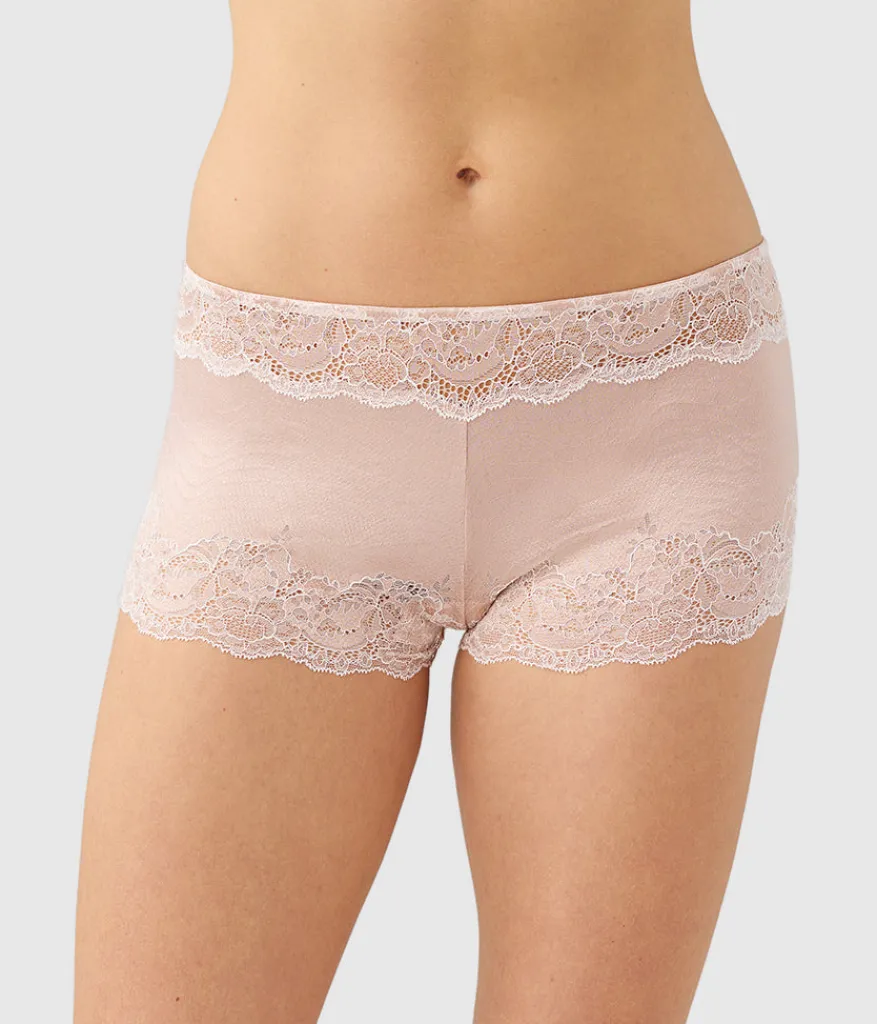 Wacoal Panties|Boyshort * odern Affair Boyhort Rose Dust/Angel Wing