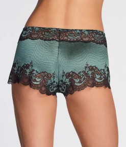 Wacoal Panties|Boyshort * odern Affair Boyhort Silver Pine/Black