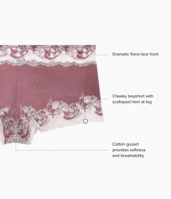 Wacoal Boyshort * odern Affair Boyhort Rose Brown/Cradle Pink