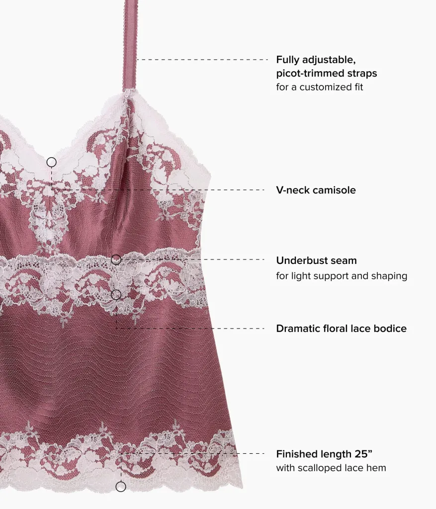 Wacoal Camis & Tanks * odern Affair Cai Rose Brown/Cradle Pink