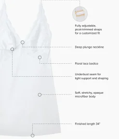 Wacoal Chemises & Bodysuits * odern Affair Cheie White