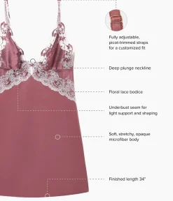 Wacoal Chemises & Bodysuits * odern Affair Cheie Rose Brown/Cradle Pink