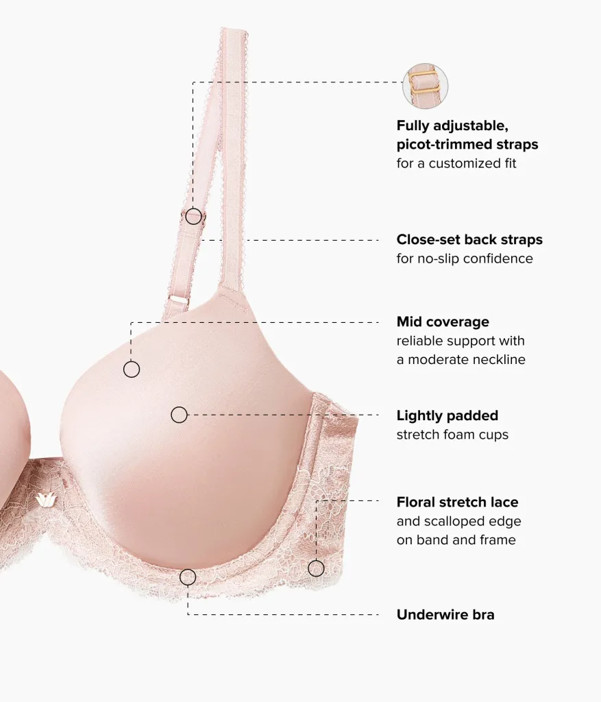 Wacoal Bras|T-Shirt * Modern Affair T-Shirt Bra Rose Dust/Angel Wing