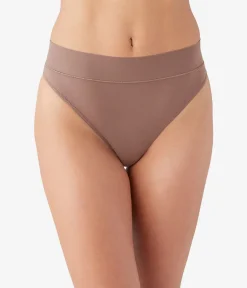 Wacoal Thong * Neary Nothing™ Hi-Wait Thong Peppercorn