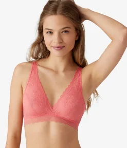 Wacoal Unlined|Lace * No tring Attached Braette Tea Rose