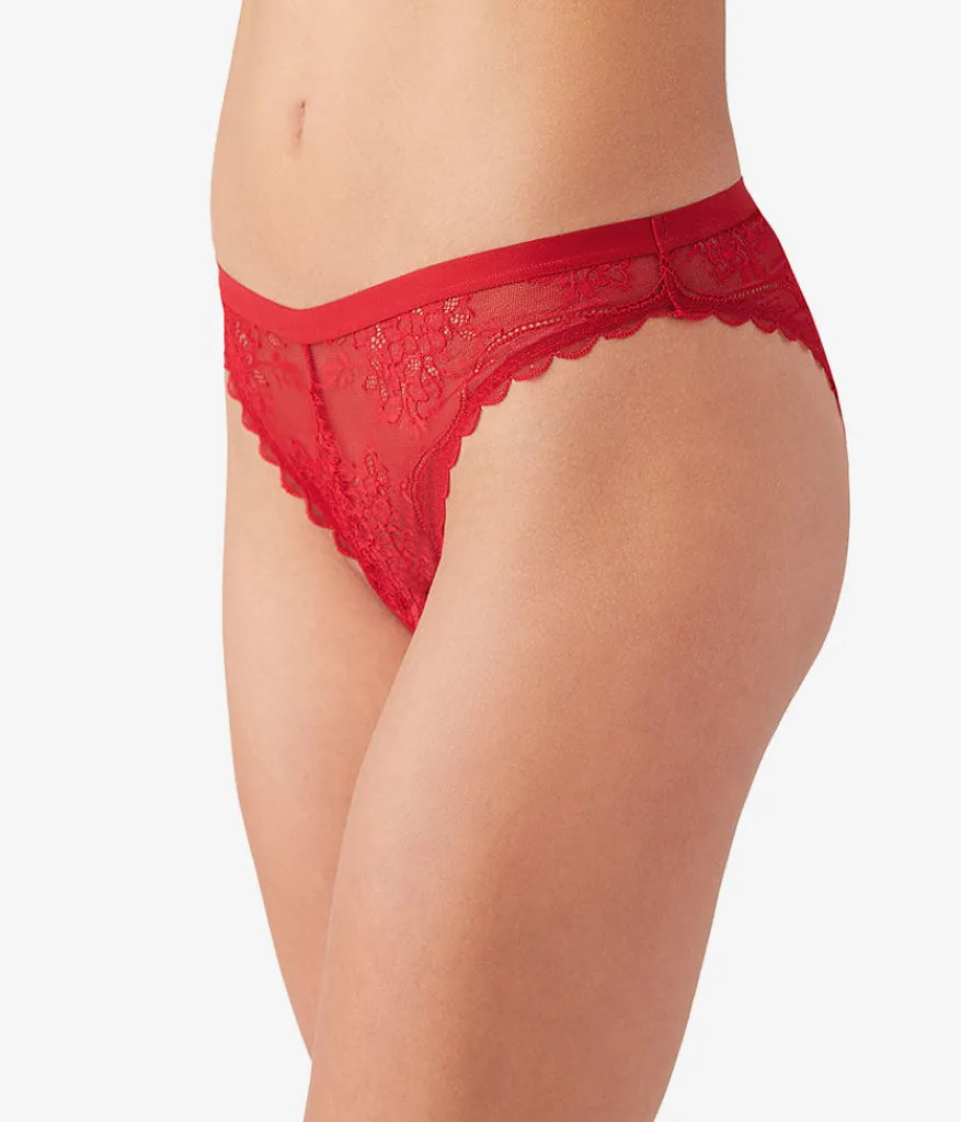 Wacoal Tanga/Cheeky * No tring Attached Cheeky Crimson Red