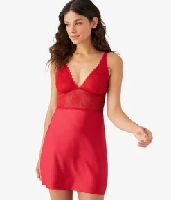 Wacoal Chemises & Bodysuits * No tring Attached Cheie Crimson Red