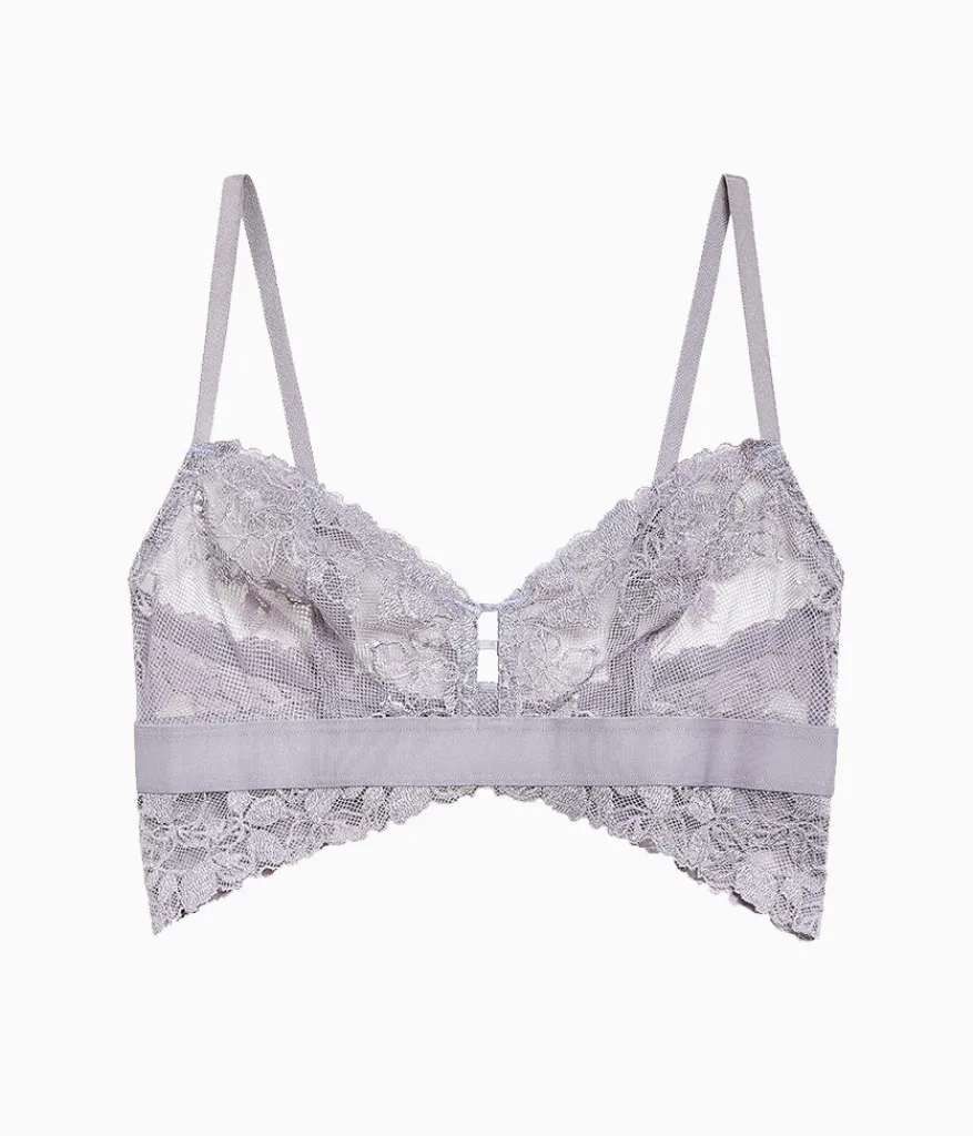 Wacoal Unlined|Bras * Opening Act Braette Minimal Gray