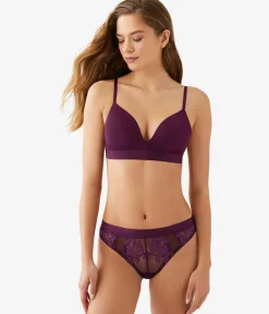 Wacoal T-Shirt|Wireless * Opening Act Wire Free T-Shirt Bra Potent Purple