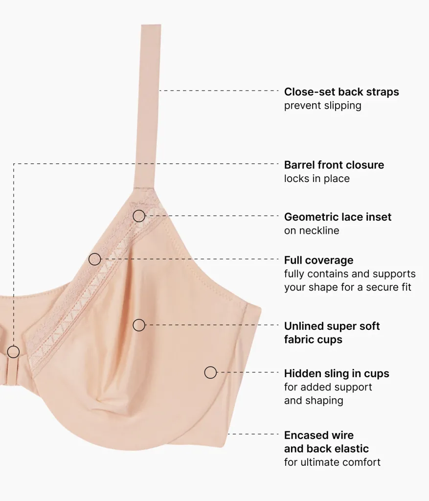 Wacoal Unlined|Full Coverage * Perfect Primer Front Close Underwire Bra Sand