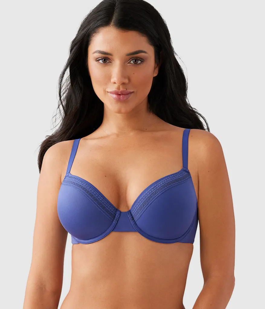 Wacoal Seamless|Underwire * Perfect Primer Underwire T-Shirt Bra Skipper Blue