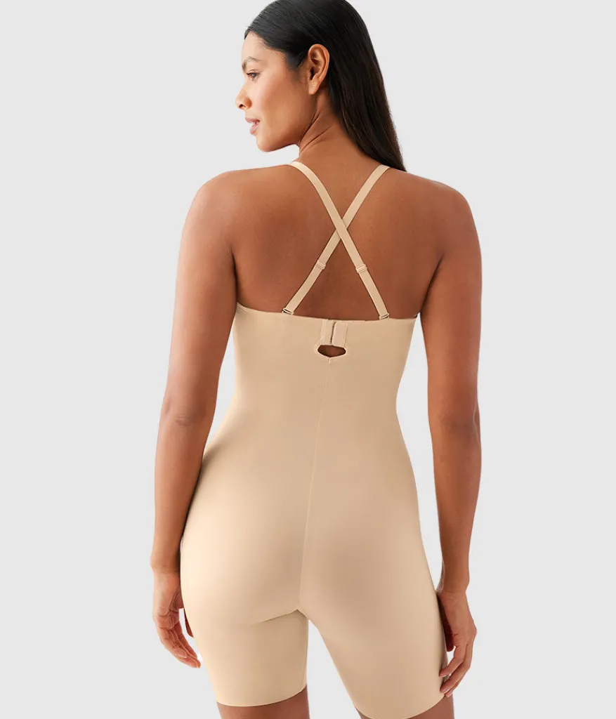 Wacoal Body Briefers|Strapless * Red Carpet™ All In One Thigh Shaper Sand