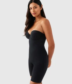 Wacoal Body Briefers|Strapless * Red Carpet™ All In One Thigh Shaper Black