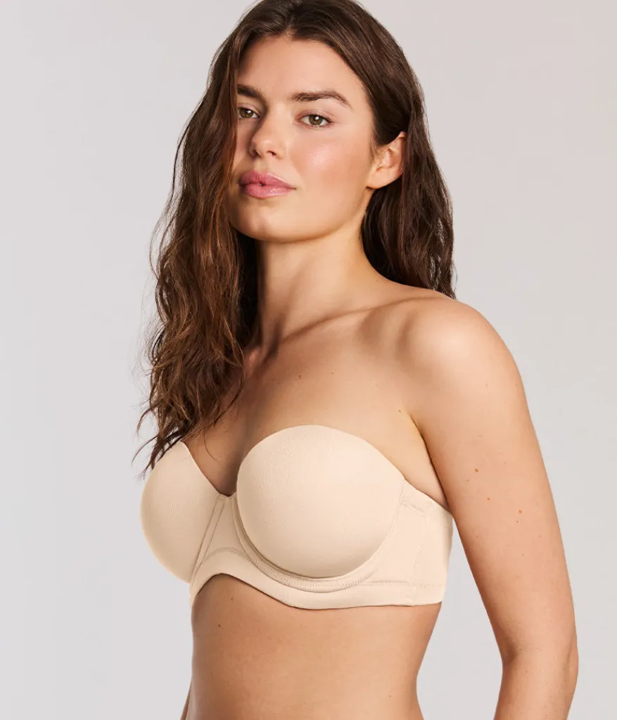Wacoal Full Figure|Strapless * Red Carpet™ Strapless Underwire Bra Sand
