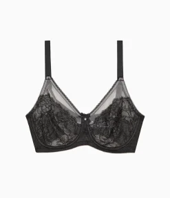 Wacoal Full Figure|Unlined * Retro Chic Full Figure Underwire Bra Black