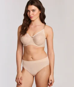 Wacoal Full Figure|Unlined * Retro Chic Full Figure Underwire Bra Toast