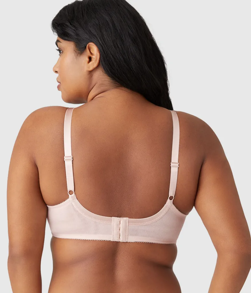 Wacoal Full Figure|Unlined * Retro Chic Full Figure Underwire Bra Rose Dust
