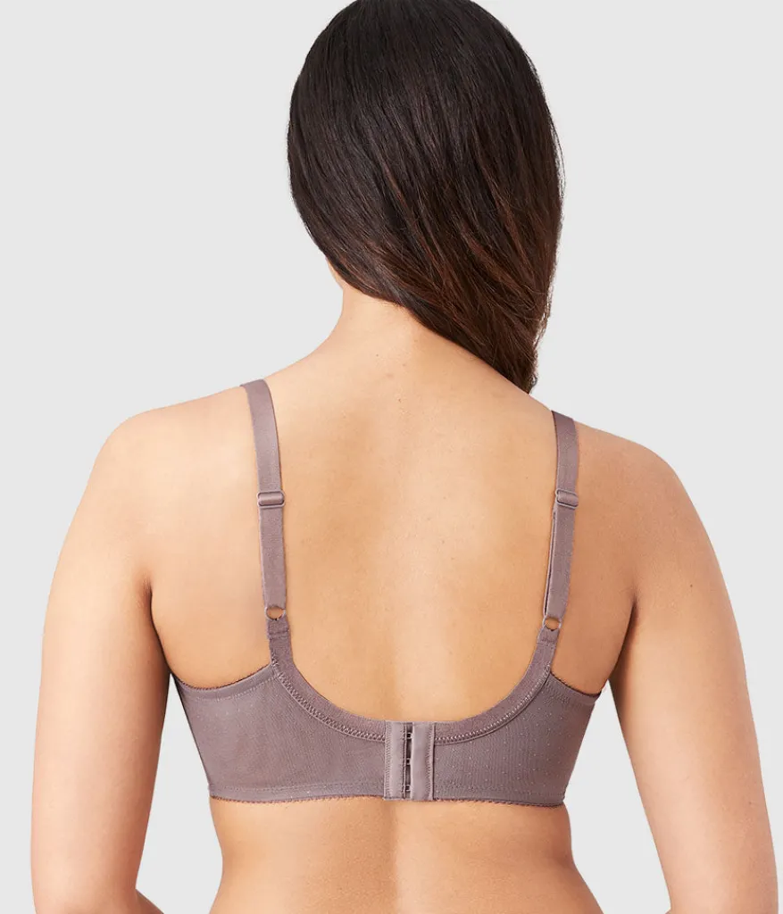 Wacoal Full Figure|Unlined * Retro Chic Full Figure Underwire Bra Cappuccino