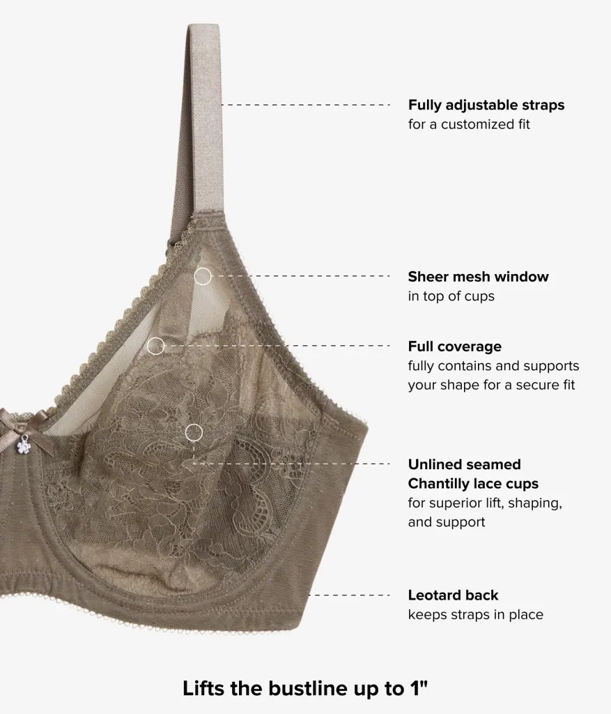 Wacoal Full Figure|Unlined * Retro Chic Full Figure Underwire Bra Bungee Cord