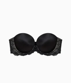 Wacoal Push Up|Bras * Self Assured Push Up Strapless Bra Black