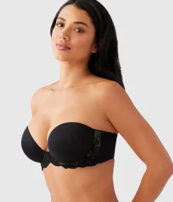 Wacoal Push Up|Bras * Self Assured Push Up Strapless Bra Black