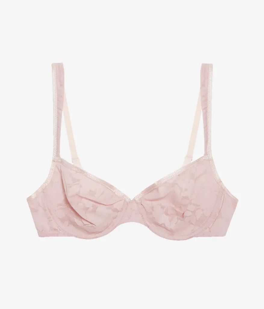 Wacoal Unlined|Lace * Shadow Scene Underwire Bra Blush Pink