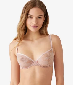 Wacoal Unlined|Lace * Shadow Scene Underwire Bra Blush Pink