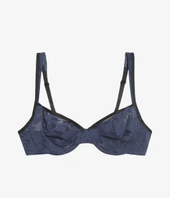 Wacoal Unlined|Lace * Shadow Scene Underwire Bra Mood Indigo
