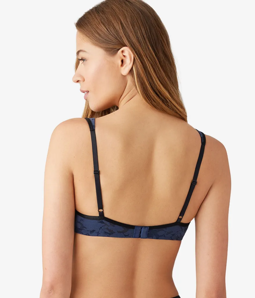 Wacoal Unlined|Lace * Shadow Scene Underwire Bra Mood Indigo