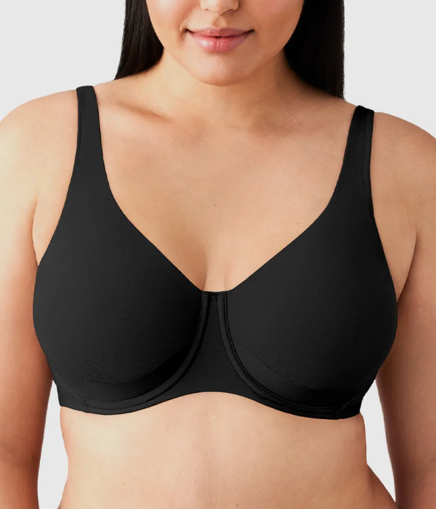 Wacoal Full Figure|Unlined * Shape Revelation® Pendulous Underwire Bra Black