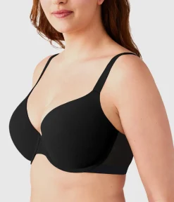 Wacoal Seamless|T-Shirt * Shape Revelation® Shallow Top Underwire T-Shirt Bra Black