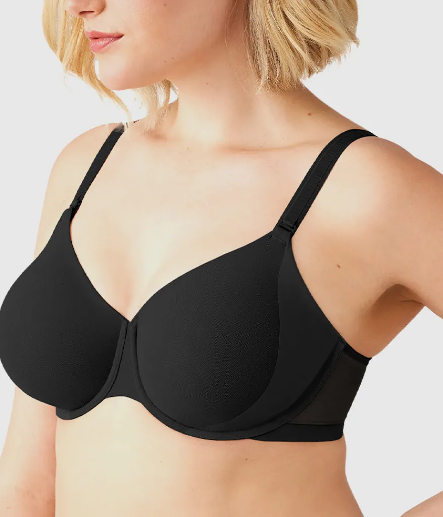 Wacoal Full Figure|Unlined * Shape Revelation® Uneven Underwire Bra Black