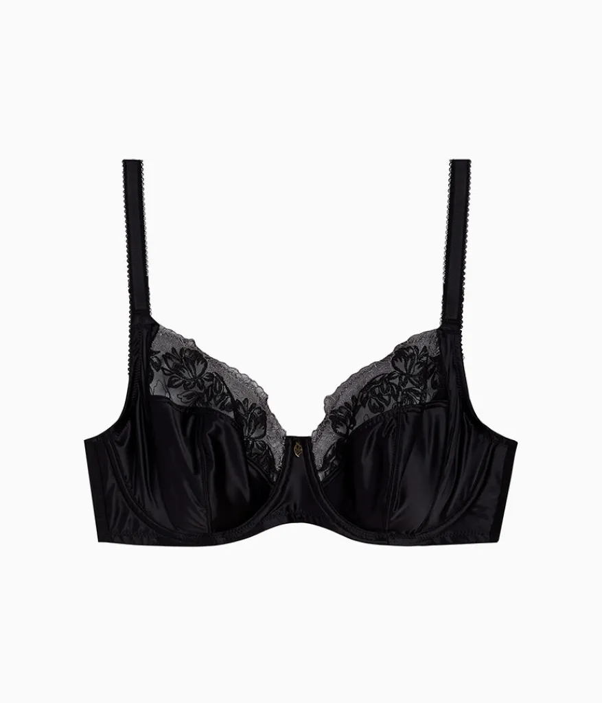 Wacoal Full Figure|Unlined * Side Note Underwire Bra Black
