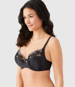 Wacoal Full Figure|Unlined * Side Note Underwire Bra Black