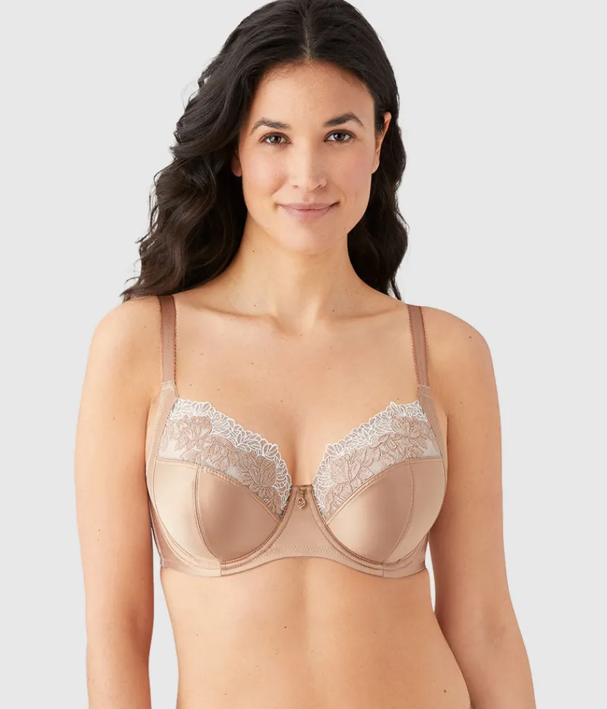 Wacoal Full Figure|Unlined * Side Note Underwire Bra Roebuck