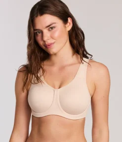 Wacoal Full Figure|Unlined * Simone Sport Underwire Bra Sand