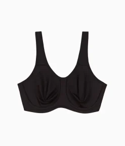 Wacoal Full Figure|Unlined * Simone Sport Underwire Bra Black