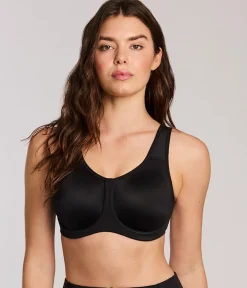 Wacoal Full Figure|Unlined * Simone Sport Underwire Bra Black