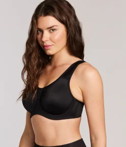 Wacoal Full Figure|Unlined * Simone Sport Underwire Bra Black