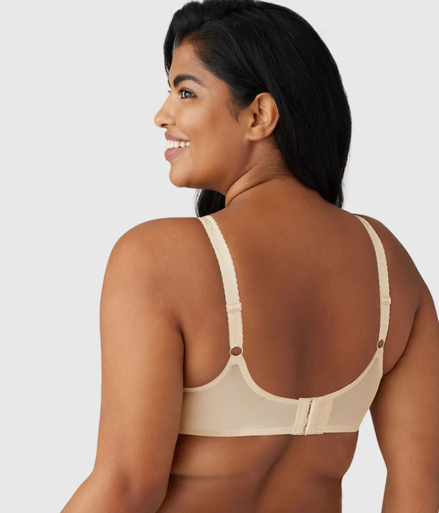 Wacoal Full Figure|Unlined * Simple Shaping Minimizer Bra Sand